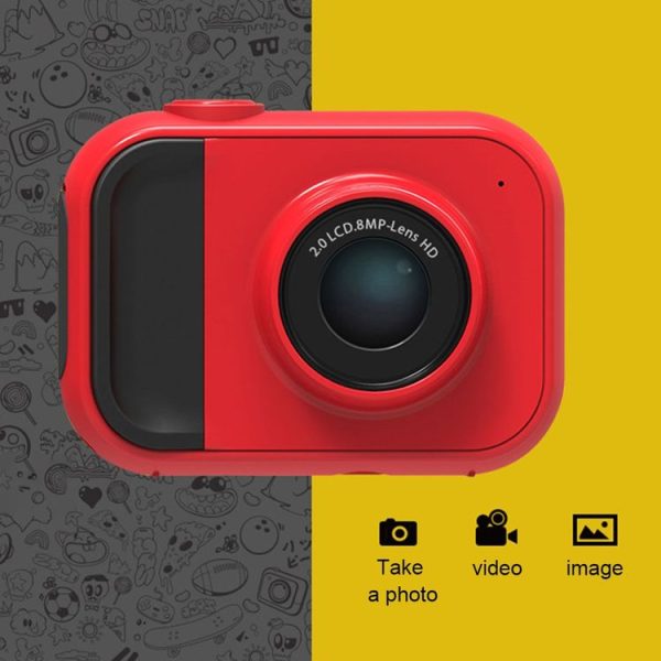 Puzzle Children Exercise Digital Camera with Built-in Memory, 120 Degree Wide Angle Lens (Yellow) - Image 4