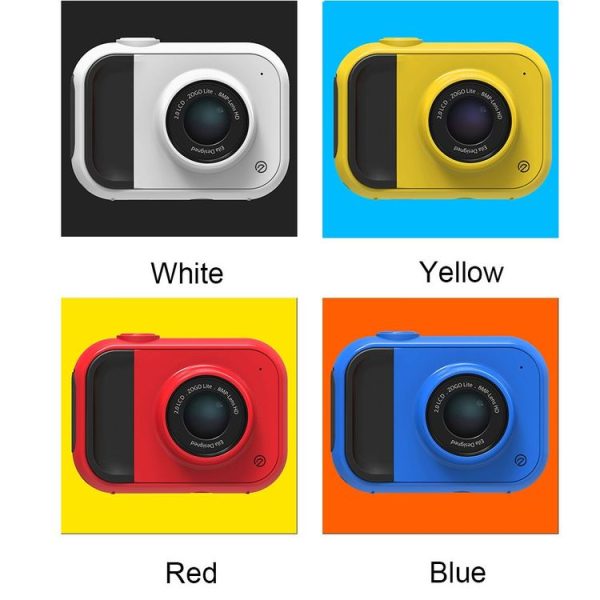 Puzzle Children Exercise Digital Camera with Built-in Memory, 120 Degree Wide Angle Lens (Yellow) - Image 5