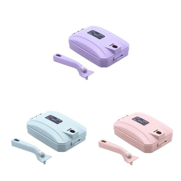 Two-row Brush Handheld Carpet Sweeper Brush Sofa Bed Pet Hair Debris Crumb Dirt Fur Cleaner Roller Cleaning Tools, Random Color Delivery - Image 2