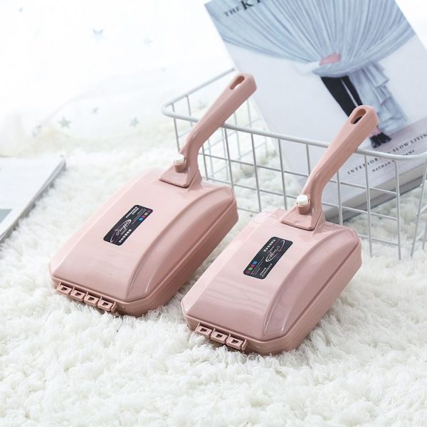 Three-row Brush Handheld Carpet Sweeper Brush Sofa Bed Pet Hair Debris Crumb Dirt Fur Cleaner Roller Cleaning Tools, Random Color Delivery - Image 5