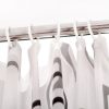 Bathroom Thick Waterproof Shower Curtain, Size: 180X220cm, Style: with Copper Buckle - Image 5
