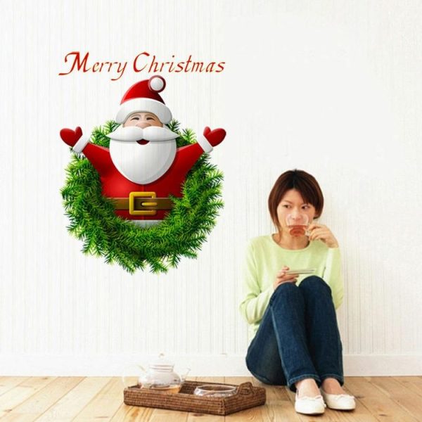 Christmas Santa Claus Wall Sticker Home Decor - Image 3