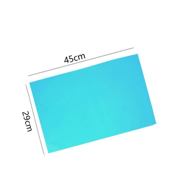 4 PCS / Set Environmentally Friendly Waterproof Washable Antibacterial Antifouling Refrigerator Mat, Color: Transparent White - Image 8