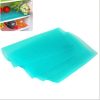 4 PCS / Set Environmentally Friendly Waterproof Washable Antibacterial Antifouling Refrigerator Mat, Color: Transparent Blue - Image 2