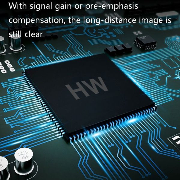 HW-204 HDMI 2.0 1 into 4 High-Definition Video Distributor, Style: EU Plug (Black) - Image 5