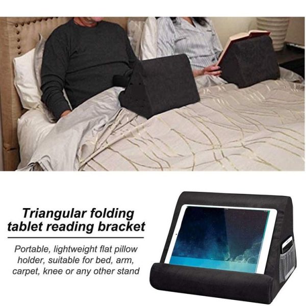 Laptop Holder Tablet Pillow Multifunction Laptop Cooling Pad Rest Cushion (Grey) - Image 7