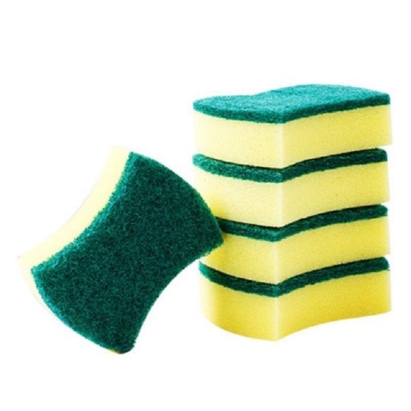 10 PCS Magic Sponge Eraser Cleaner Kitchen Clean Scouring Cloth Dish Washing Kitchen Cleaning Tools, Shape: Waist Shape - Image 2