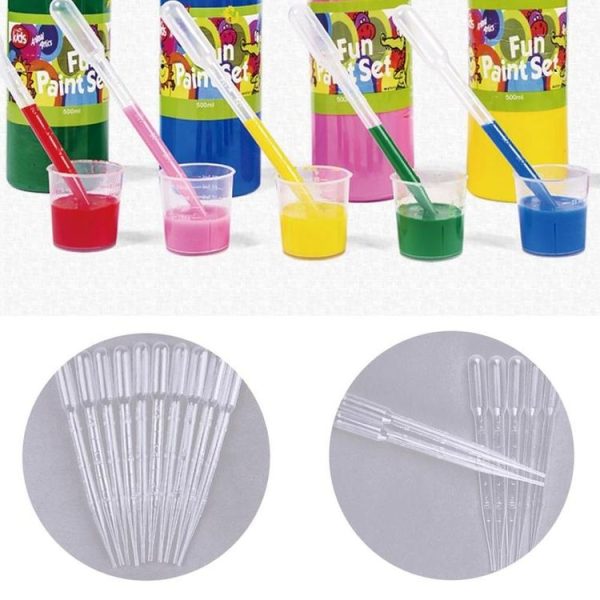 100 PCS Practical Plastic Dropper Disposable Scale Pasteurized Straw (3ml) - Image 2