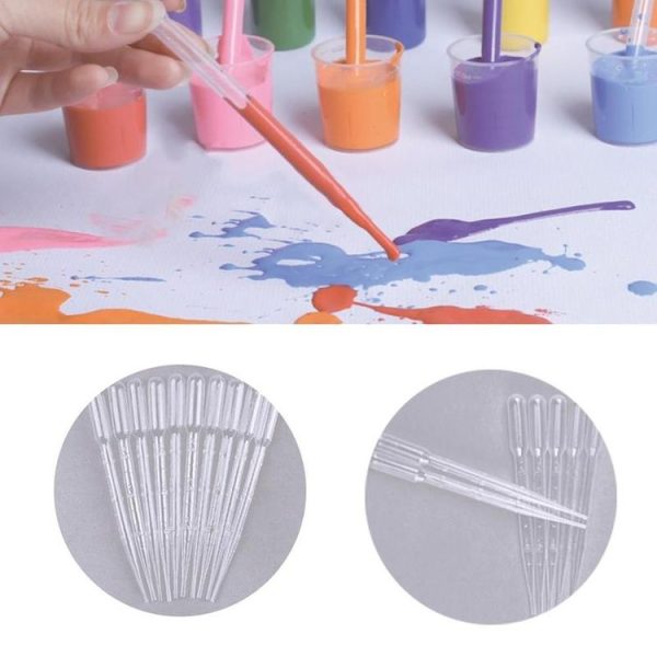 100 PCS Practical Plastic Dropper Disposable Scale Pasteurized Straw (3ml) - Image 3