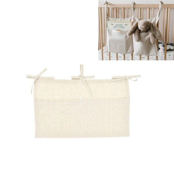 Crib Storage Hanging Bag Diaper Wrap Molar Toy Storage Bag (Primary Color) - Image 2