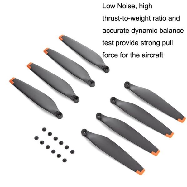Original DJI Mini 4 Pro / Mini 3 Pro 2 Pairs Propeller (Black) - Image 3