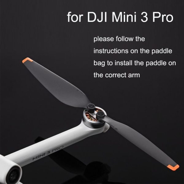 Original DJI Mini 4 Pro / Mini 3 Pro 2 Pairs Propeller (Black) - Image 4