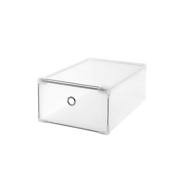 PP Translucent Shoe Box Multifunction Home Dust-proof Drawer Storage Boxes Shoes Organizer, Size: 20x31x11cm - Image 2