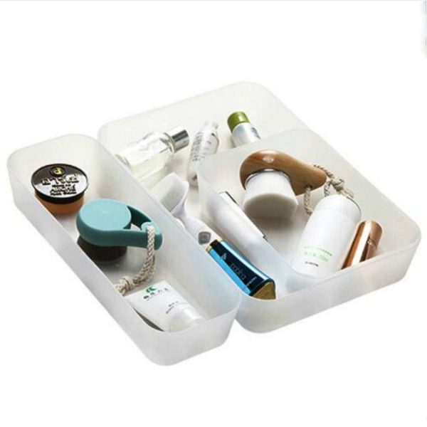 Adjustable Drawer Kitchen Cutlery Divider Case Makeup Storage Box Home Organizer Racks (L) - Image 5