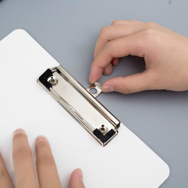 Simple File Board Folder Student Writing Board Paper Clip Restaurant Menu Folder (A4 Blue) - Image 4