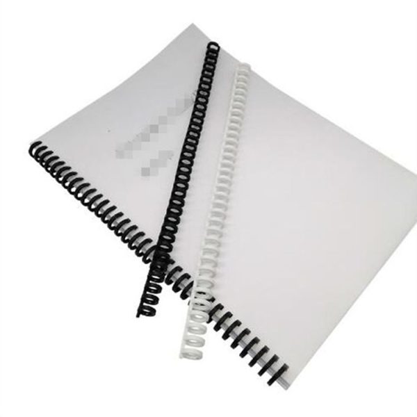 2 PCS Desk Calendar Loose-leaf Open Binding Ring A4 Plastic 34-hole Loose-leaf Double Coil (10mm Blue) - Image 3
