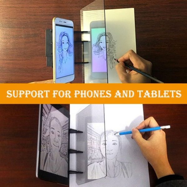 Optical Tracing Board Copy Artifact Panel Anime Craft Painting Art Drawing Sketching Pad (Black) - Image 3