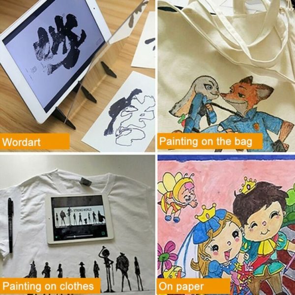 Optical Tracing Board Copy Artifact Panel Anime Craft Painting Art Drawing Sketching Pad (Black) - Image 4