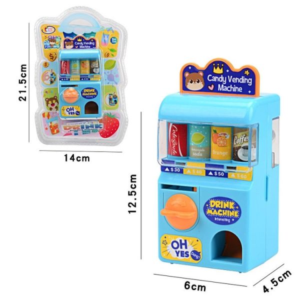 Children Puzzle Mini Shake Machine Game Toy Manual Shake Music Capsule Machine (Coin Drink Machine) - Image 3