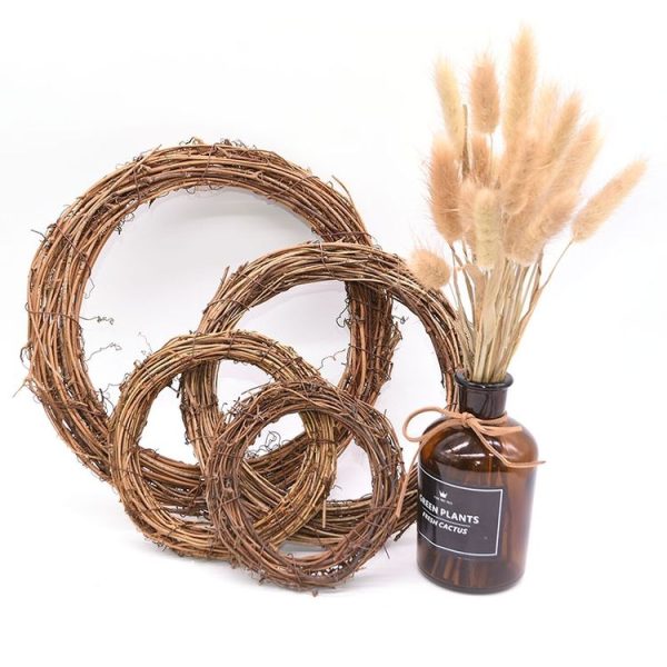 2 PCS Tree Vine Christmas Wreath DIY Rattan Garden Decoration Rattan Window Decoration, Size: 10CM - Image 7