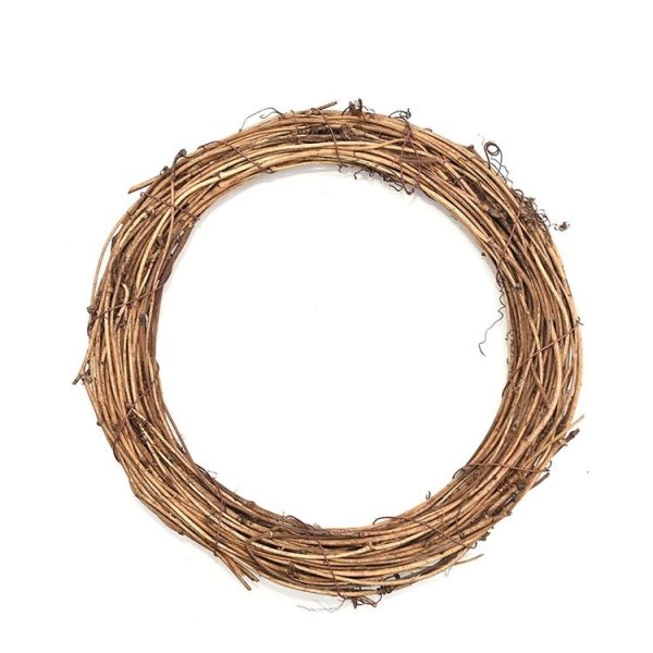 2 PCS Tree Vine Christmas Wreath DIY Rattan Garden Decoration Rattan Window Decoration, Size: 20CM - Image 2