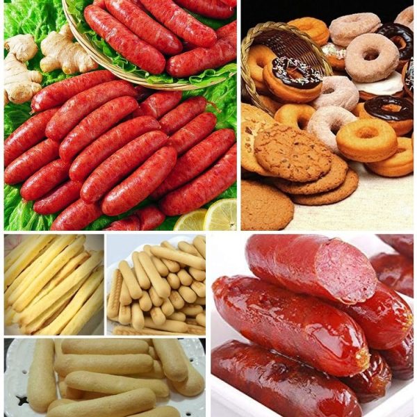 10 Even Strips of Silicone Mold Sausage Hot Dog Ham Cake Baking Finger Biscuit Mold (Orange) - Image 6