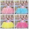 Tulle Chair Skirts Cover Cloth for Kids Birthday Baby Shower Communion Party Decoration With Light, Size: 85x35CM (Pink) - Image 3