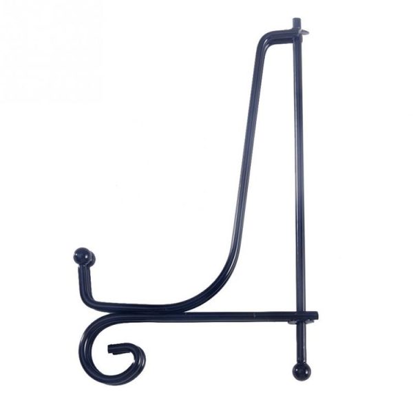 Painted Iron Swing Plate Bracket Ceramic Disc Bracket Crafts Certificate Medal Display Stand, Color: 5 Inches - Image 4