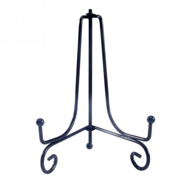 Painted Iron Swing Plate Bracket Ceramic Disc Bracket Crafts Certificate Medal Display Stand, Color: 5 Inches - Image 5