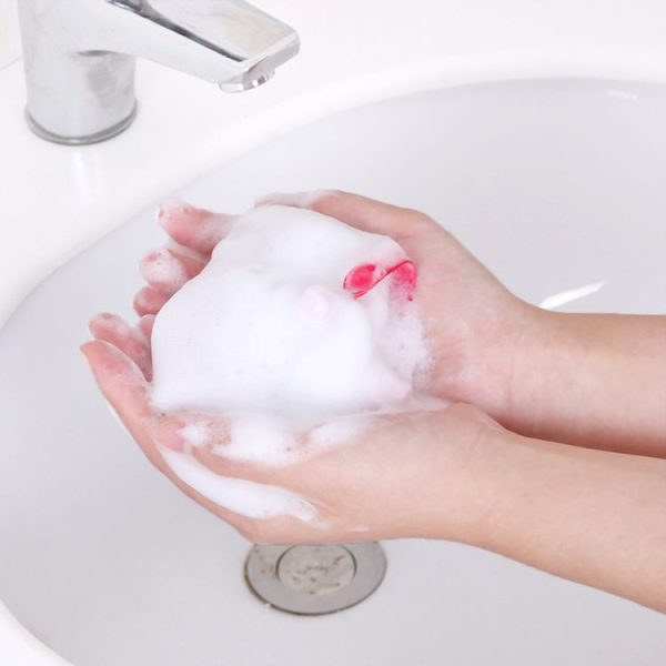 5 PCS Hanging Bag Cleaning Foam Cleanser Handmade Soap Bubble Net, Random Color Delivery - Image 4