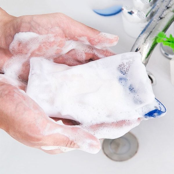 5 PCS Hanging Bag Cleaning Foam Cleanser Handmade Soap Bubble Net, Random Color Delivery - Image 5