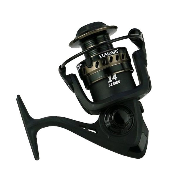 YUMOSHI LS2000 Metal Head Fishing Reel Sea Rod Spinning Reel (Folding Swing Arm+Hard Rubber Grip) - Image 2