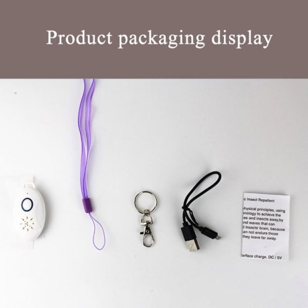 Mini Portable Outdoor Ultrasonic Repellent Anti-insect Anti-mouse for Camping Outdoor Activities (White) - Image 8