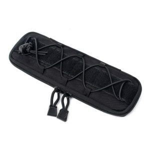 Outdoor Bag EDC Accessories Hiking Camping Pocket Waist Bag, Size: L (Black)