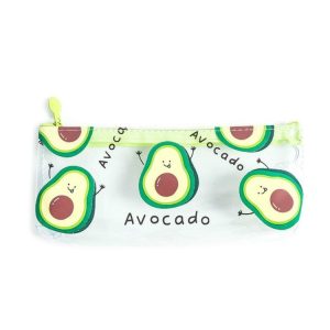 Creative Avocado Transparent Simple Portable Large Capacity Storage Bag Pencil Case Big Avocado