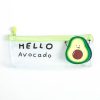 Creative Avocado Transparent Simple Portable Large Capacity Storage Bag Pencil Case Hello Avocado