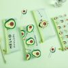 Creative Avocado Transparent Simple Portable Large Capacity Storage Bag Pencil Case Hello Avocado - Image 6
