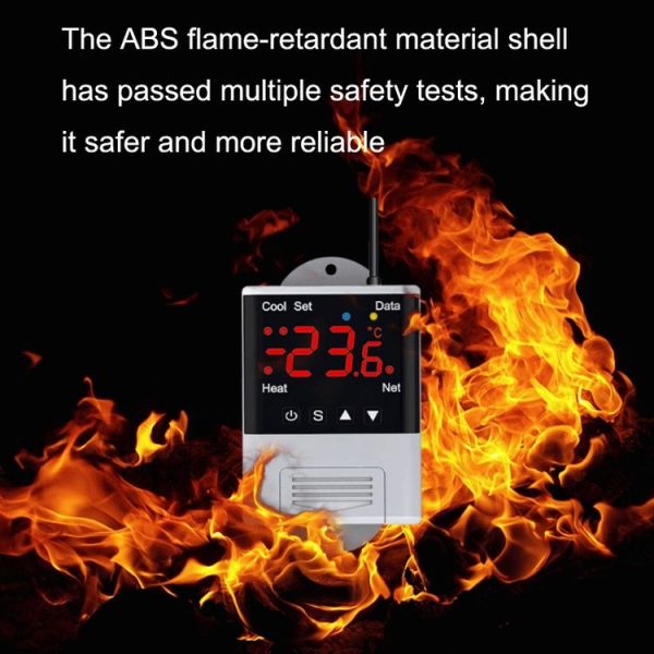 DTC-1201 NTC Sensor WiFi Intelligent Aquarium Fish Tank Hatch Central Air Conditioning Temperature Controller - Image 6