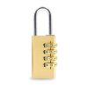 Four-digit Brass Code Padlock Security Gym Door Lock, Size: 73 x 30 x 16 mm (Brass)