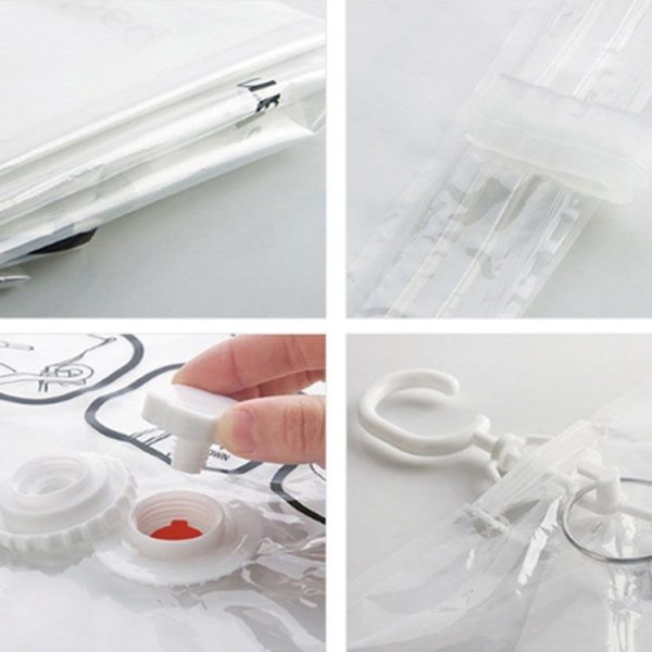 2 PCS Side Pull Hanging Vacuum Compression Bag Clothes Storage Finishing Dust Cover - Image 7