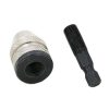 Hex Shank Mini Drill Chuck Conversion Three Jaw Chuck Power Tool, Model: Hex Shank Black Chuck (0.3-3.6mm) - Image 3