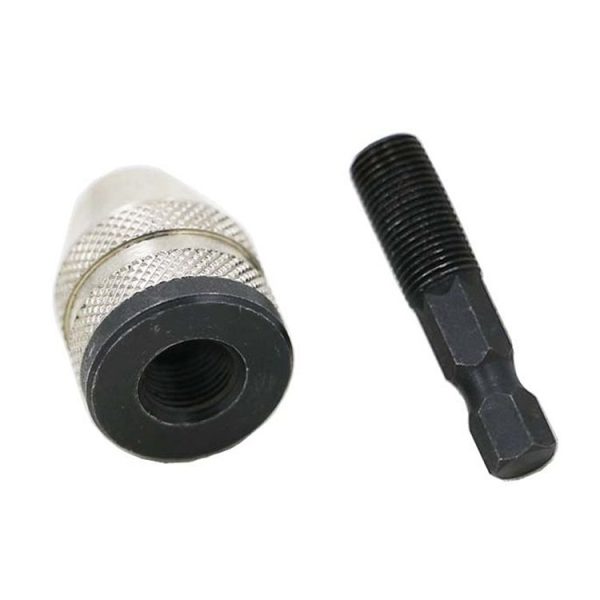 Hex Shank Mini Drill Chuck Conversion Three Jaw Chuck Power Tool, Model: Hex Shank Black Chuck (0.3-3.6mm) - Image 3