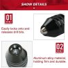 Hex Shank Mini Drill Chuck Conversion Three Jaw Chuck Power Tool, Model: Hex Shank Black Chuck (0.3-3.6mm) - Image 5