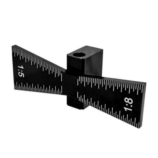 Aluminum Alloy Dovetail Line Marker Compact Woodworking Tool - Image 2