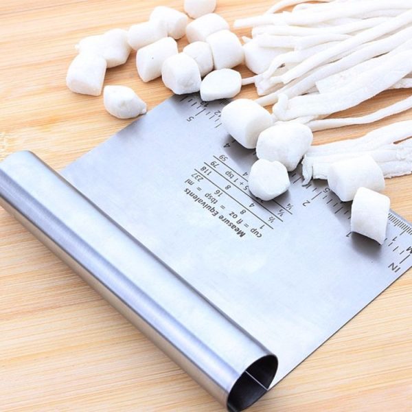 Home Durable Stainless Steel with Scale Section Noodle Cutter Baking Tools - Image 2