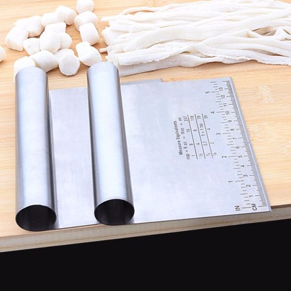 Home Durable Stainless Steel with Scale Section Noodle Cutter Baking Tools - Image 4