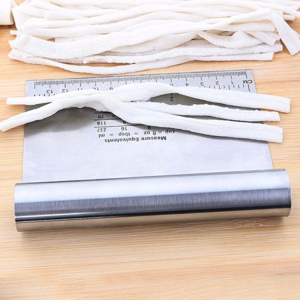 Home Durable Stainless Steel with Scale Section Noodle Cutter Baking Tools - Image 5