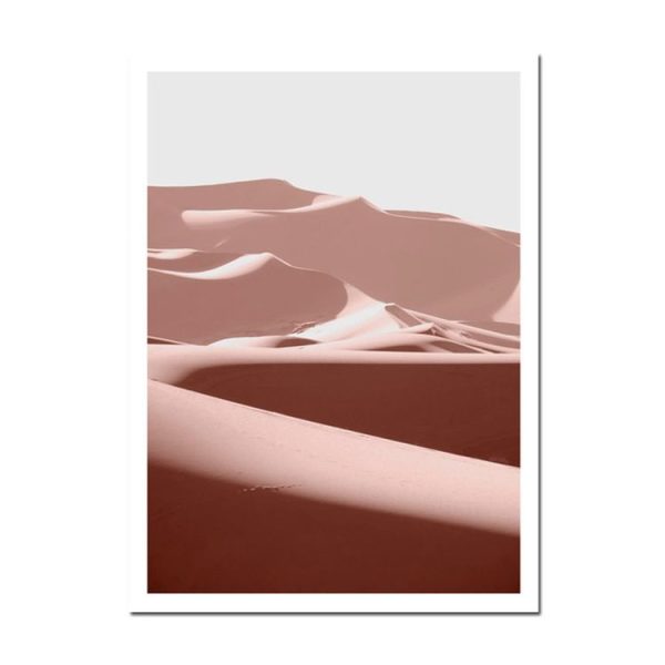 Modern Art Decoration Painting Living Room Sofa Background Wall Painting Core, Without Frame, Size: 30x40cm (Pink Sand) - Image 2
