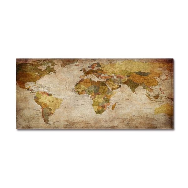 World Map Carpets Rug Bedroom Kids Baby Play Crawling Mat Memory Foam Area Rugs Carpet, Size: 40x60cm (Color Block) - Image 3