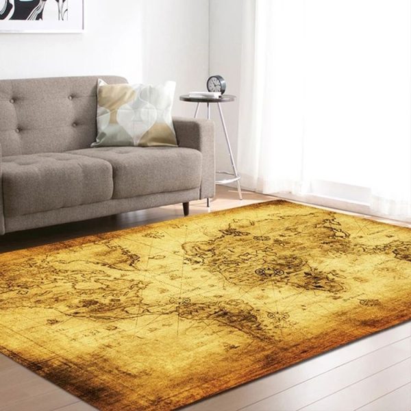 World Map Carpets Rug Bedroom Kids Baby Play Crawling Mat Memory Foam Area Rugs Carpet, Size: 40x120cm (Brown) - Image 7